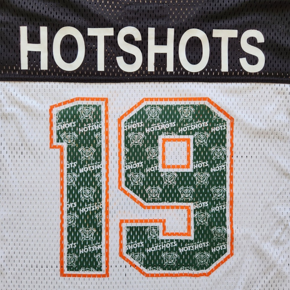 RARE AAF Arizona Hotshots Football Jersey Women's M Mesh G-III 4Her Carl Banks - Picture 4 of 9